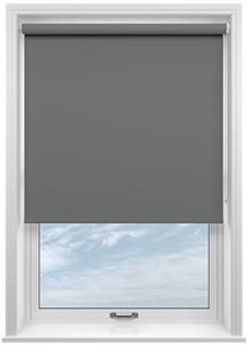 Trinity (FR Blackout), Seal Grey - Twist&Fit Roller Blind